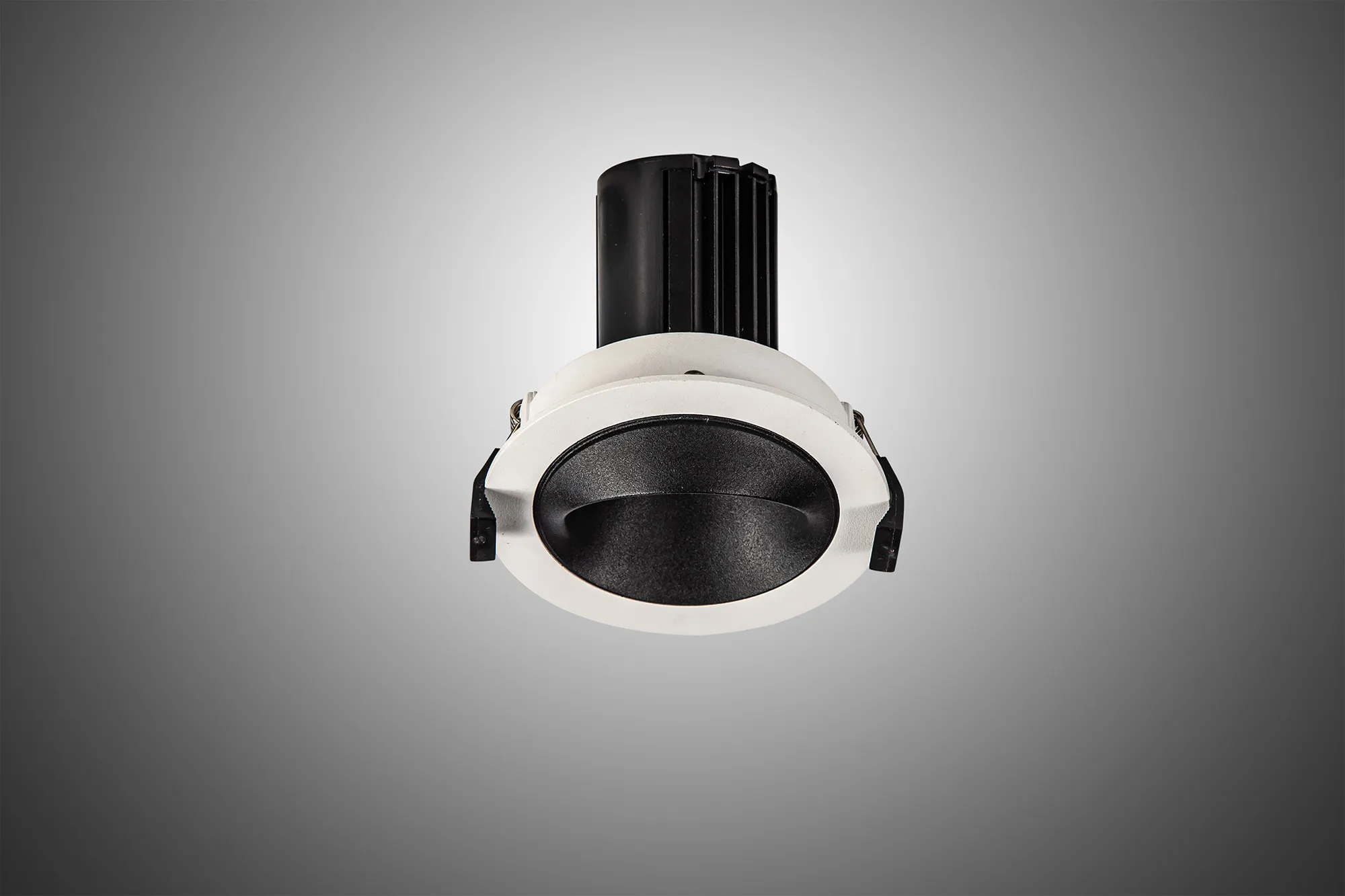 Bonia 10 Dimmable Tridonic 10W 631lm 2700K 36°, White/Black 27° Angled Round Downlight , NO DRIVER REQUIRED, 5yrs Warranty DM201134  Dlux Bonia 10